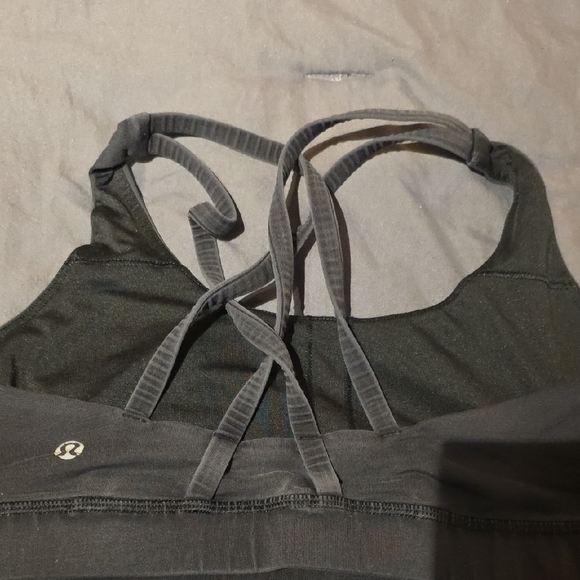 lululemon athletica Charcoal Sports Bra - Picture 3 of 8